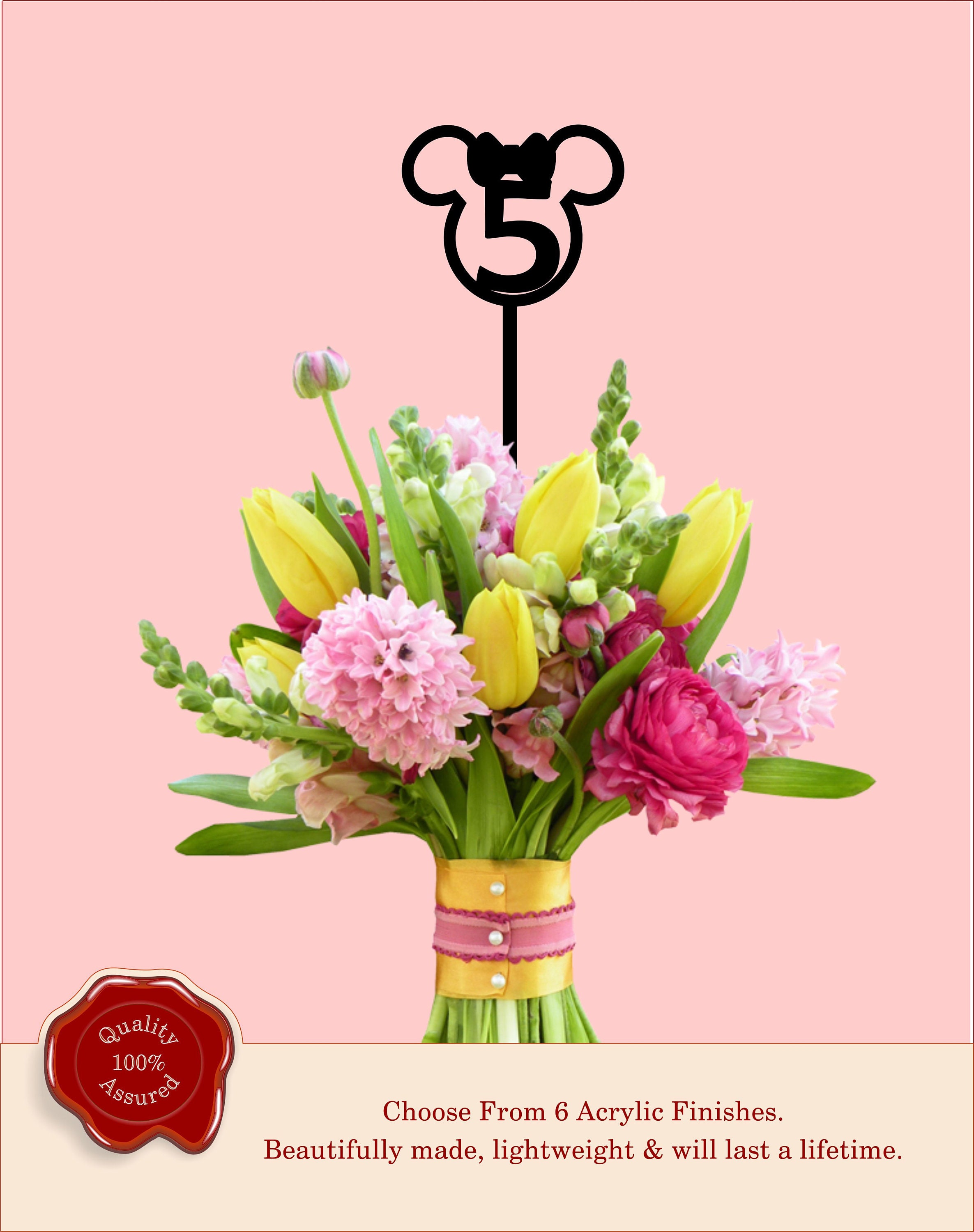 Disney Table Numbers Mickey Minnie Shape Design Wedding