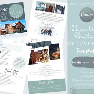 AIRBNB Vacation Rental Welcome Packet for Guests. Digital Welcome Packet for VRBO.
