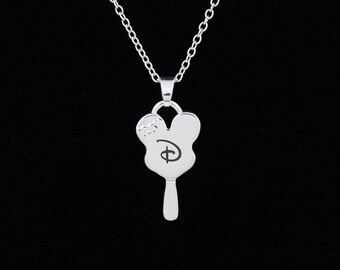 Mickey Ice Cream Charm Necklace, Disney World Necklace, Disneyland Snack Goals Necklace, Disney Bounding, Mickey magic Necklace