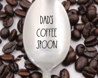Engraved Coffee Spoon, Custom Stainless Steel Teaspoon, Christmas Gift