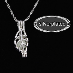 Sun Pick A Pearl Cage Necklace Silver Rapunzel Tangled Sun Charm