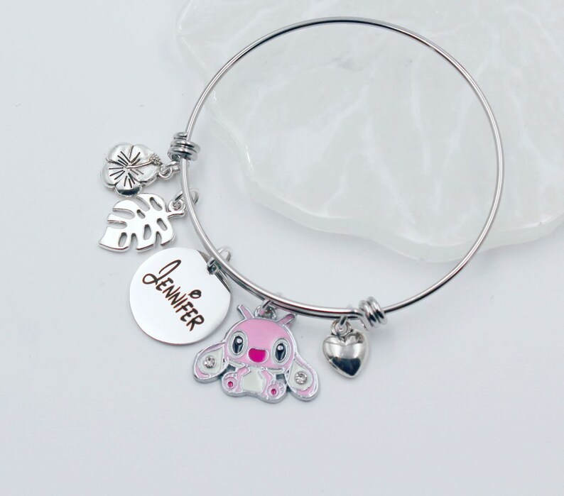 Personalized Angel Ohana Lilo Stitch Bracelet DISNEY Etsy