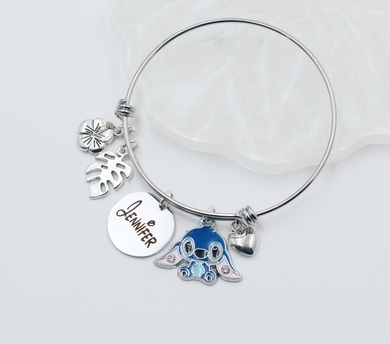 Personalized Angel Ohana Lilo Stitch Bracelet DISNEY Etsy