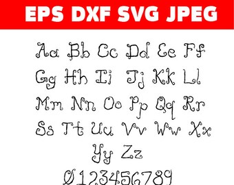 Cockatoos Font, svg, dxf, eps, jpg, Download files, Digital, graphical