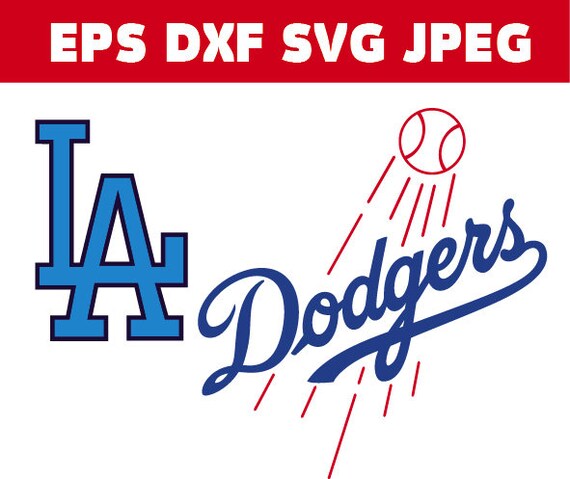 Download Los Angeles Dodgers logo in SVG / Eps / Dxf / Jpg files | Etsy