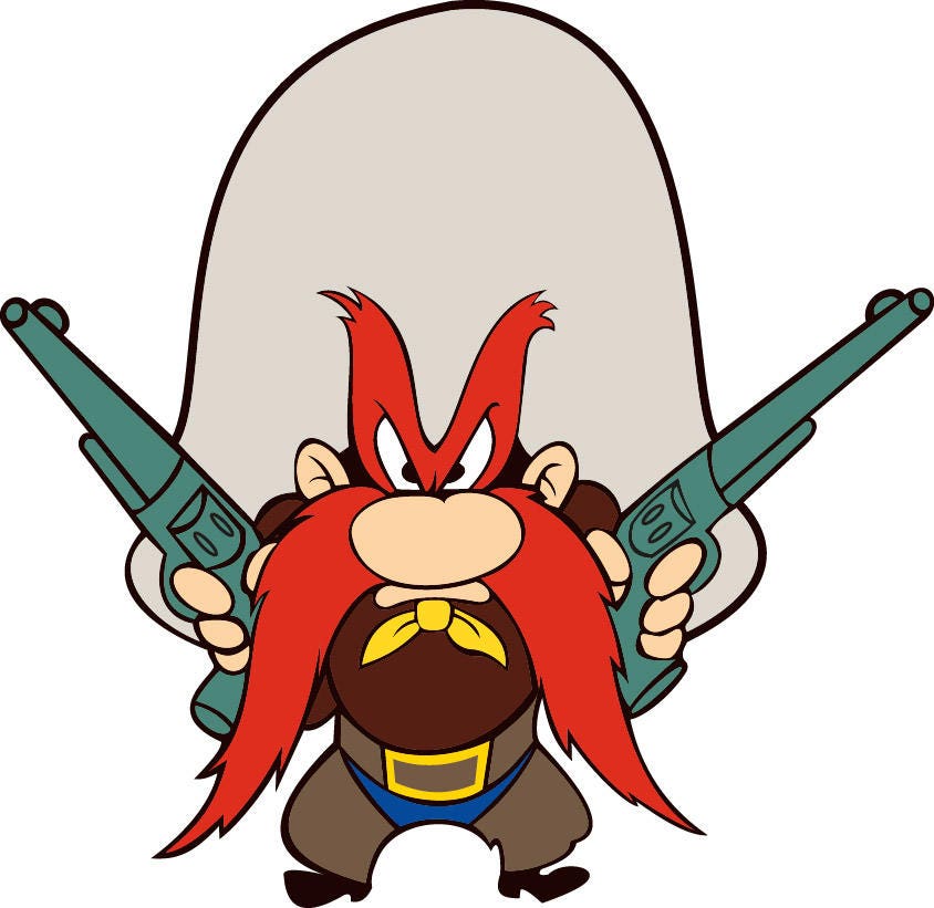 Yosemite Sam Svg / Eps / Dxf / Jpg files INSTANT DOWNLOAD | Etsy