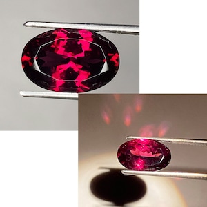7.30ct Huge Unique Very Rare Hard To Find 100%Natural Phenomenal Ultra Fire Massive Color Change Pyrope Garnet Oval Tanzania Genuine Gem L16