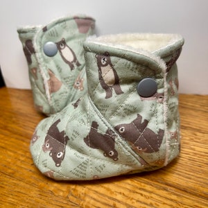 Sewcial Infant - Toddler Baby Bootie Slippers Shoes Boots Sewing Pattern * Instant Download * EASY