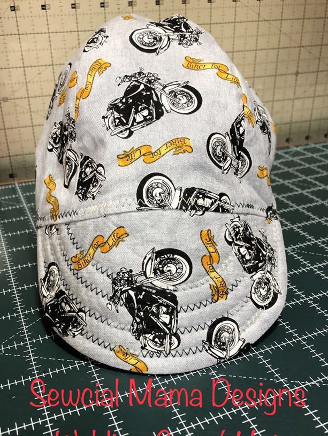 WELDING CAP Hat 6 Panel W/ No Band Sewing Pattern Welder - Etsy