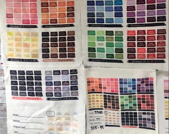 Sublimation Machine Colour Chip Number Printable Sublimation Color Chart 1340x1544