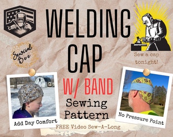 Welding Cap Sewing Pattern - Etsy
