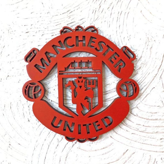 Manchester United Wooden Wall Art Man U Wall Decor Football | Etsy