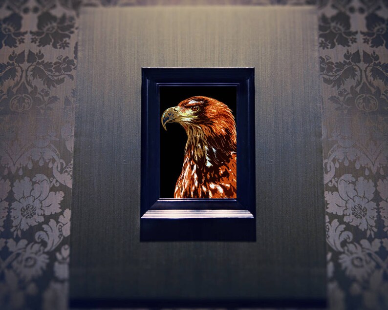 Eagle Print Modern Minimal Hawk Print Bird Prints Printable Art Instant Download Animal Wall Art Modern Bird Bird of Prey