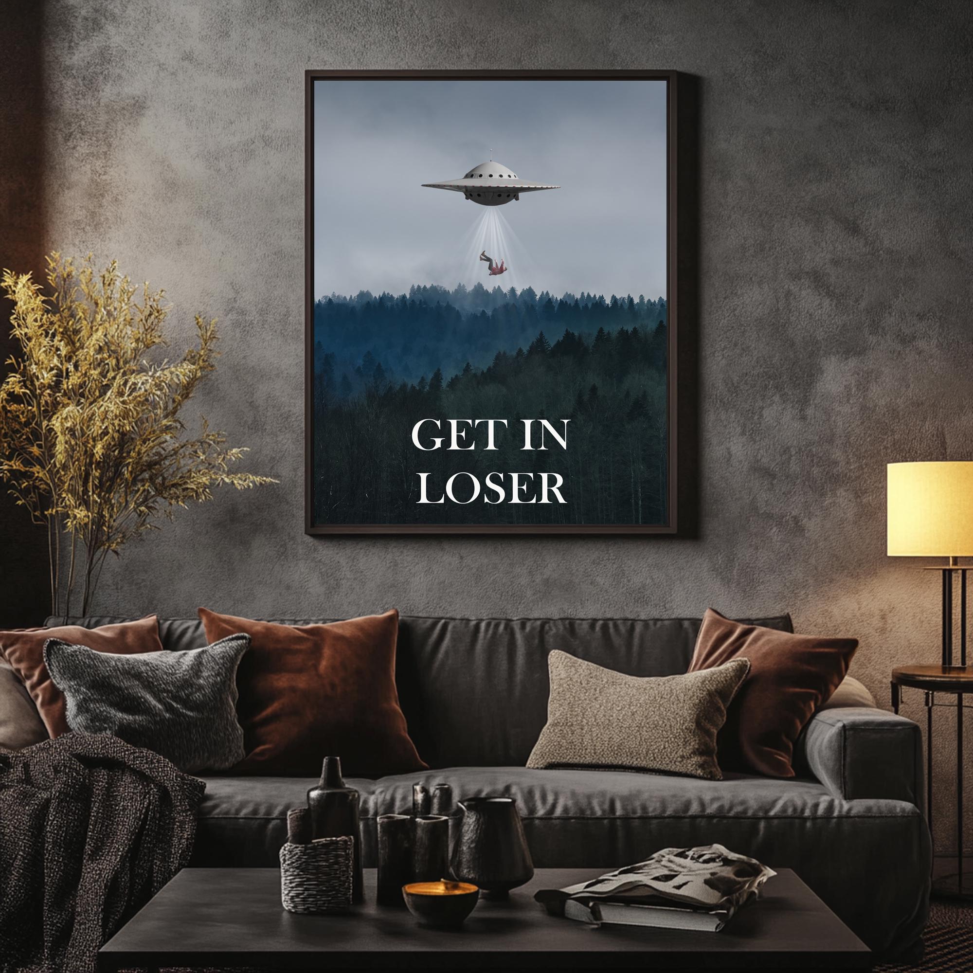 Society6  iPhoneケース  Get In Loser 宇宙 UFO Get In Loser iPhone Cases for Sale | Redbubble