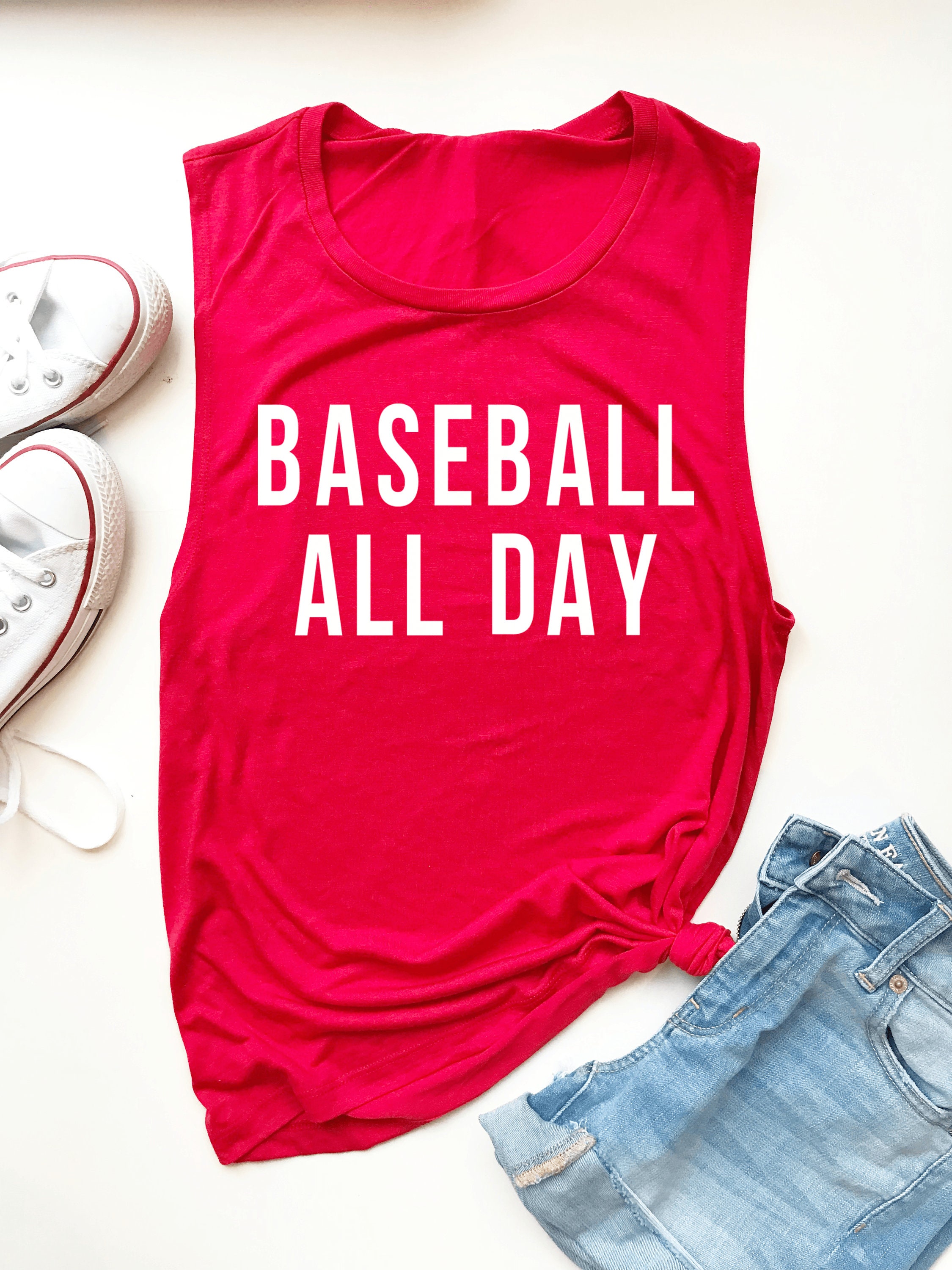 Baseball Tank Game Day Shirt Women Baseball Shirt Baseball Etsy