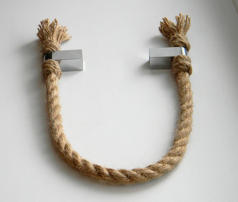 Towel Holder Jute Rope..Towel rack..Decor for Bathroom or Etsy