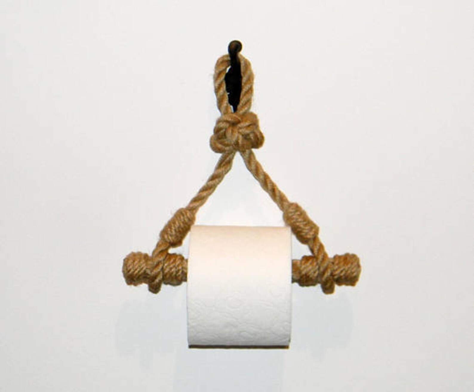 Toilet Paper Holder..Rope Toilet Roll Holder..Jute Rope Etsy