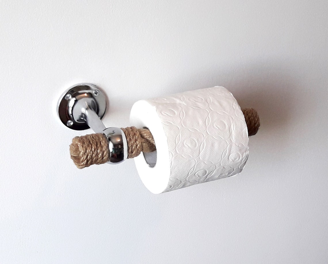 Toilet Paper Holder..Toilet Roll Holder..Jute Rope Nautical Etsy
