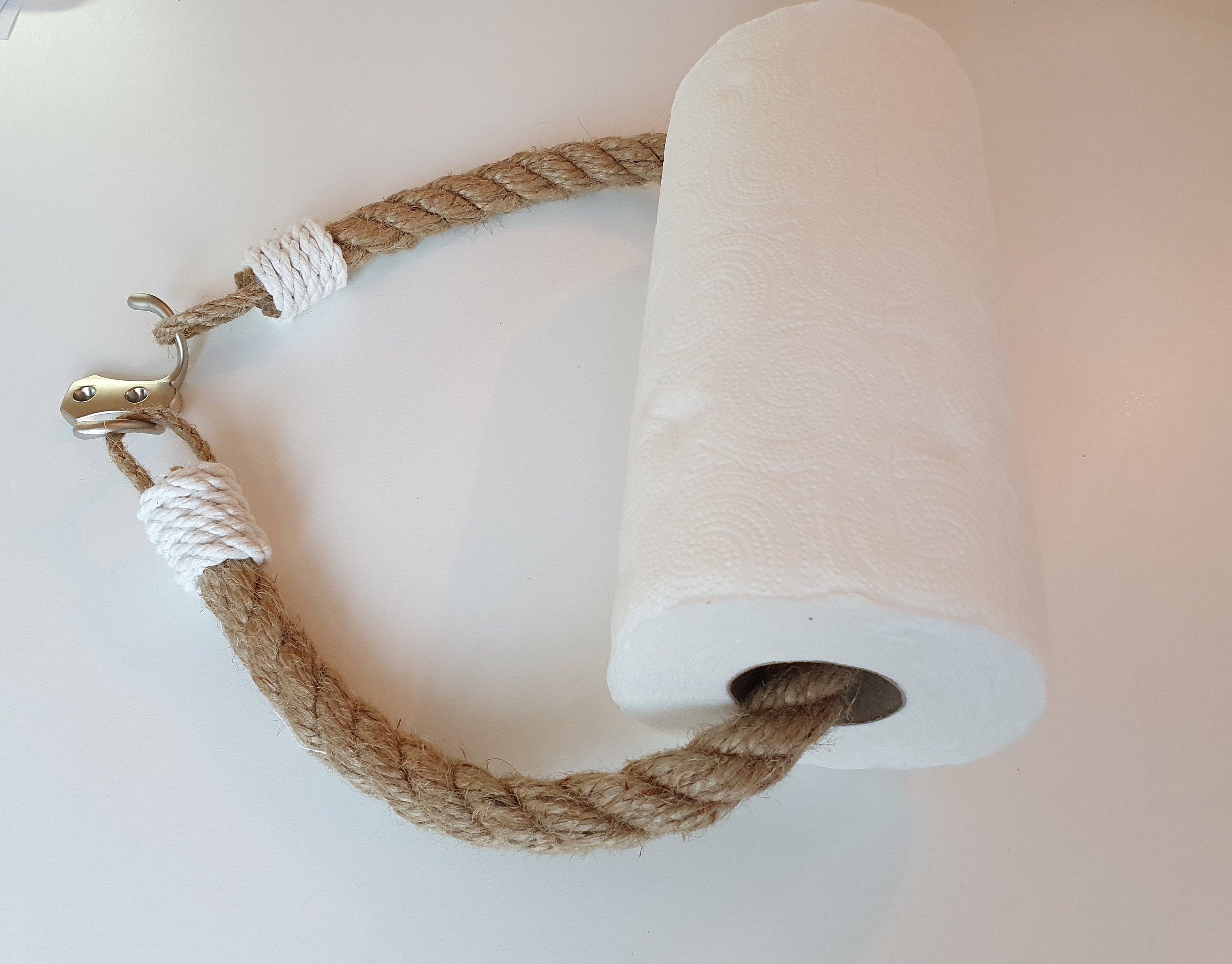 Paper Towel Holder toilet Paper Holder towel Holder jute Rope