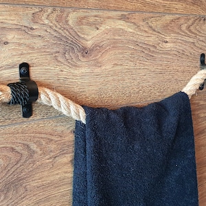 Oak Wood Wall Hook, Wooden Bathroom Towel Holder, Minimal Home Decor  Kitchen Towel Rack Set of 2 