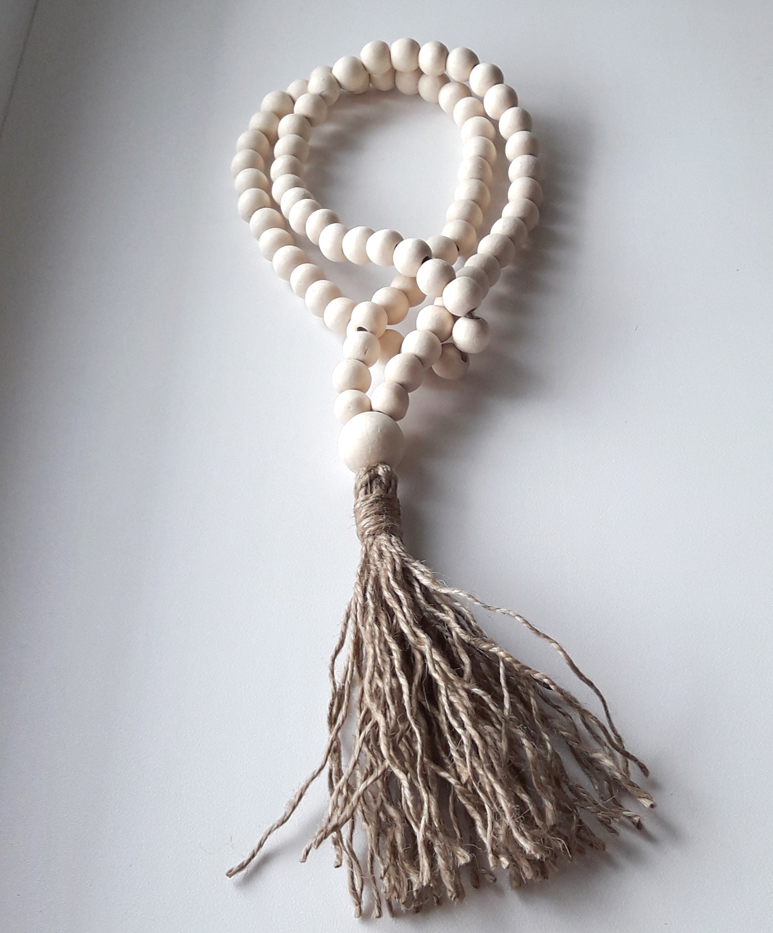 Abalorios de madera cortina corbatas.. soltero.. Abalorio | Etsy