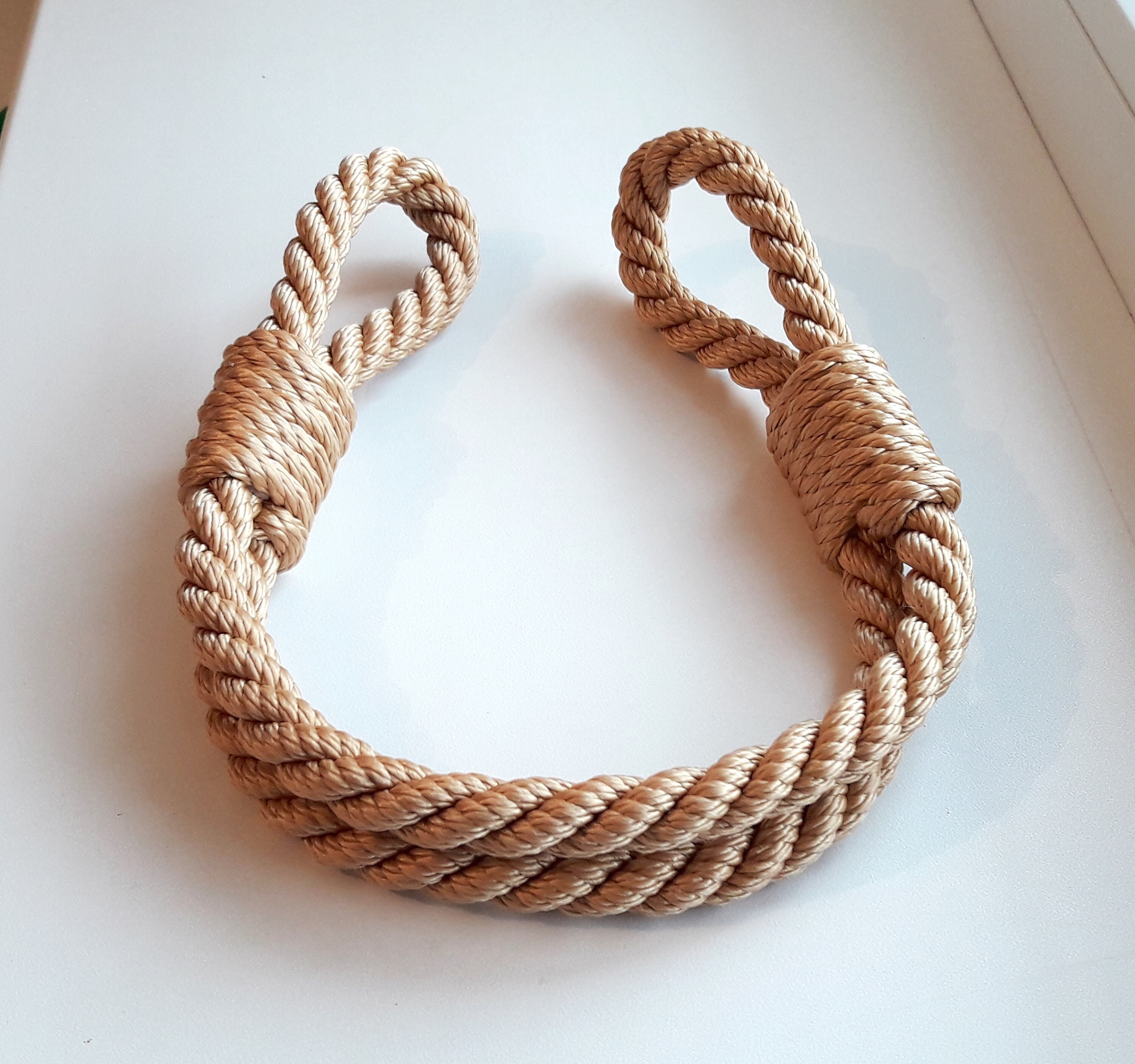 Golden Curtain Tiebacks..Holdback Curtain TieBack..Nautical Etsy