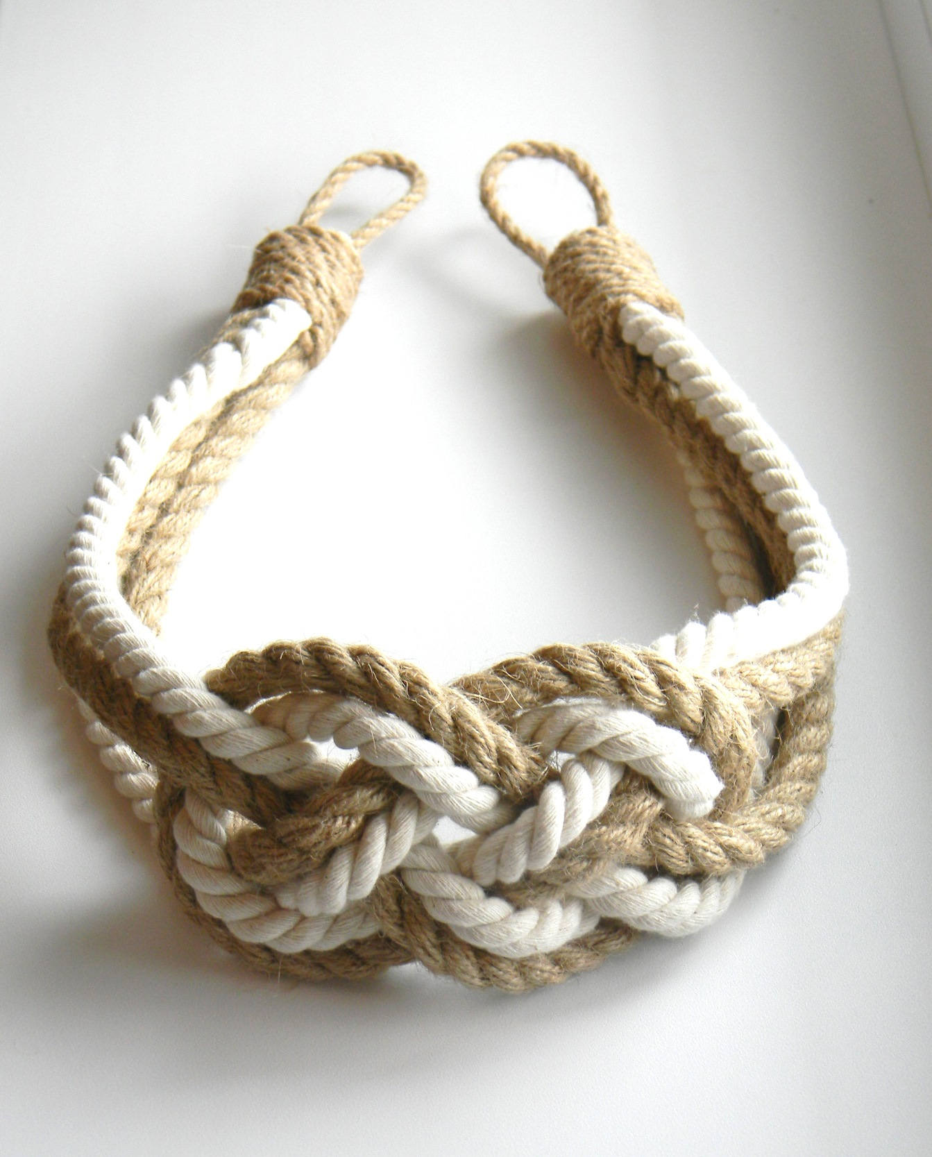 Cotton and Jute Rope..curtain Tiebacks..nautical Etsy Singapore
