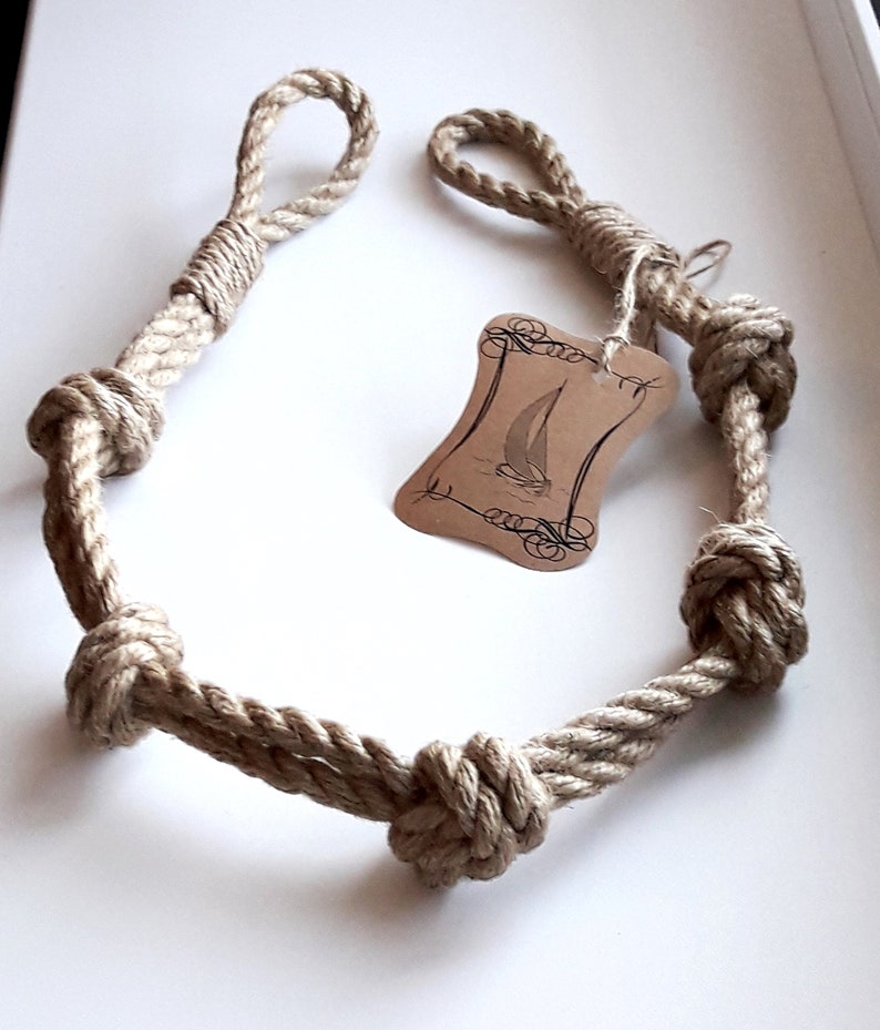 Jute Rope Curtain Tie backsNautical Curtain TieBacksShabby Etsy