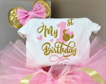 Minnie Mouse Birthday Outfit Etsy