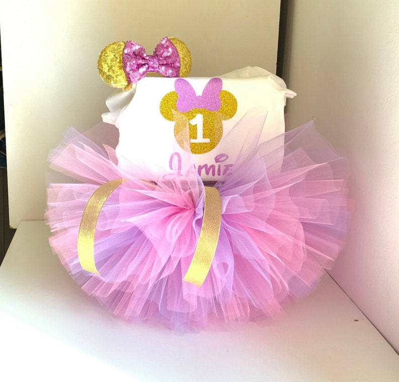 Minnie Mouse Birthday Outfitminnie Mouse 1st Birthday Outfit Etsy