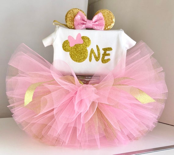 Minnie Mouse Birthday Outfit Minnie Mouse 1st Birthday Etsy