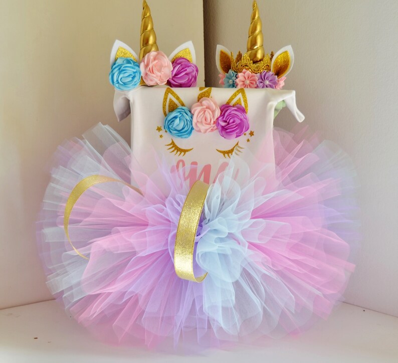 unicorn baby birthday outfit