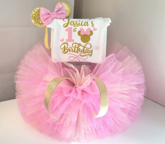 my first birthday minnie mouse outfit