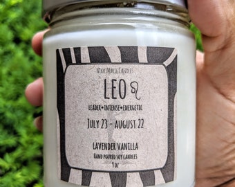 Zodiac Soy candle Leo