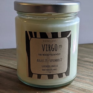 Zodiac Soy Candle - Virgo