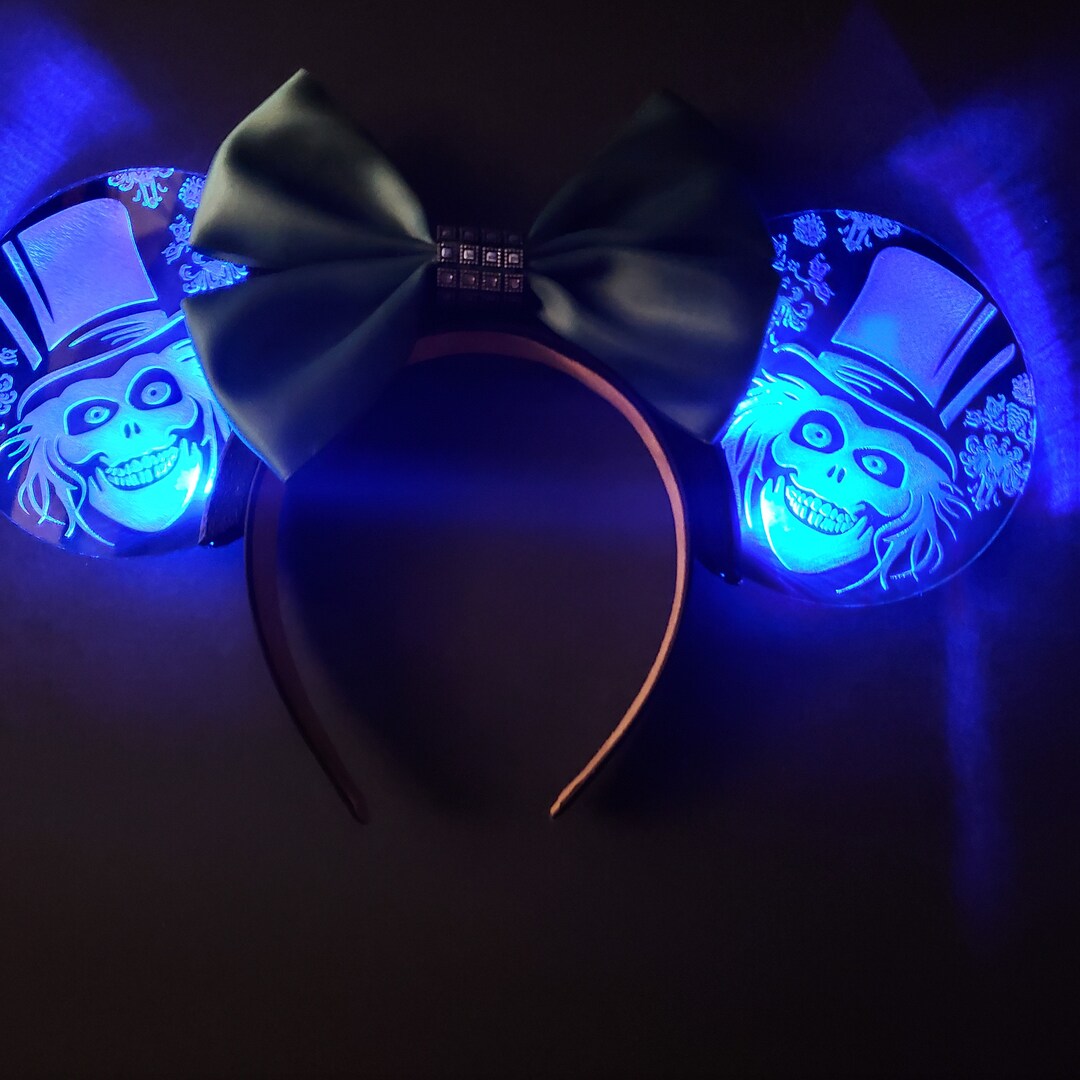 Hatbox Ghost Minnie Ears Etsy