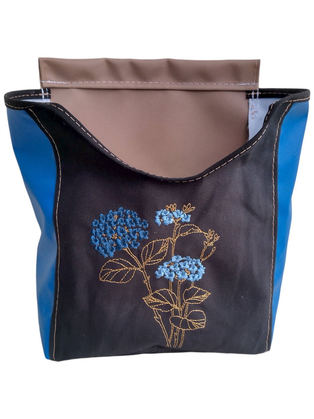 Hydrangea Floral Clothespin Bag Heavy Duty Clothespin Etsy