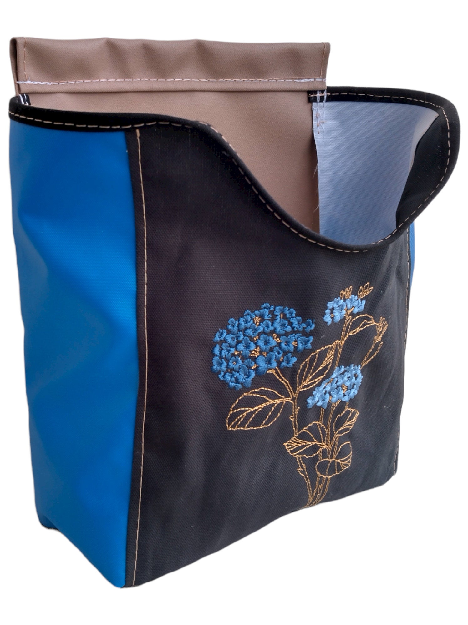 Hydrangea Floral Clothespin Bag Heavy Duty Clothespin Etsy