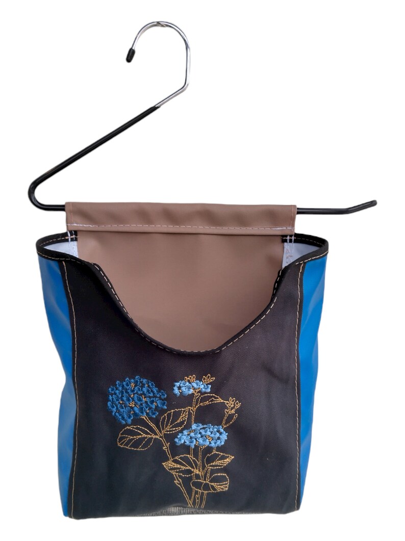 Hydrangea Floral Clothespin Bag Heavy Duty Clothespin Etsy