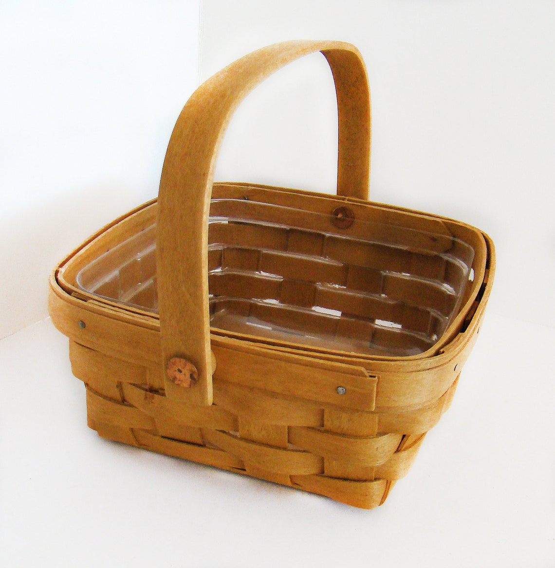 Vintage Longaberger Small Berry Basket Woven Baskets Etsy