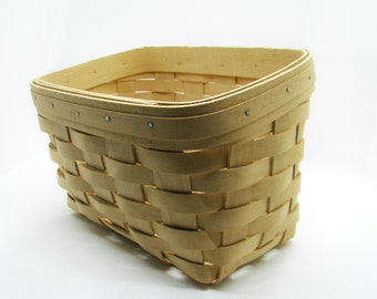 Longaberger Recipe Basket, Woven Basket, Table Accessories, Collectable Baskets, Maple Basket, Square Basket, Wooden Baskets, Recipe Storage