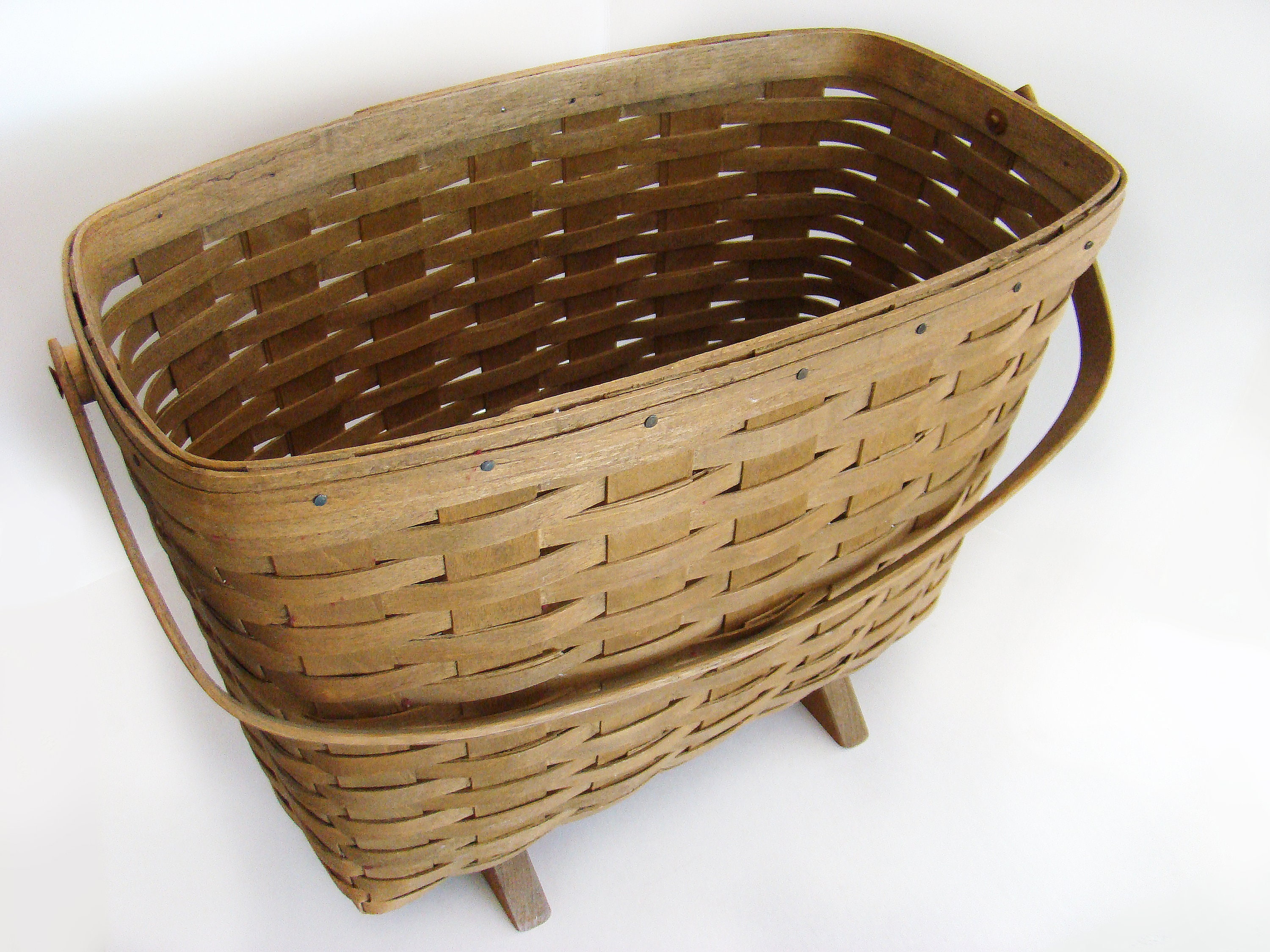 Longaberger Magazine Basket for sale Only 2 left at 75