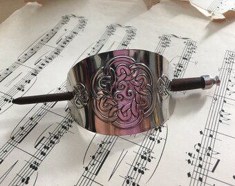 nordic viking hairpin metal wood heidens celtic symbols keltfest fantasy cosplay LARP steampunk gothic alternative