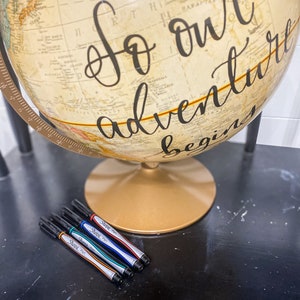 Sharpie Fine Point Pen for Globe Guest Book Signatures
