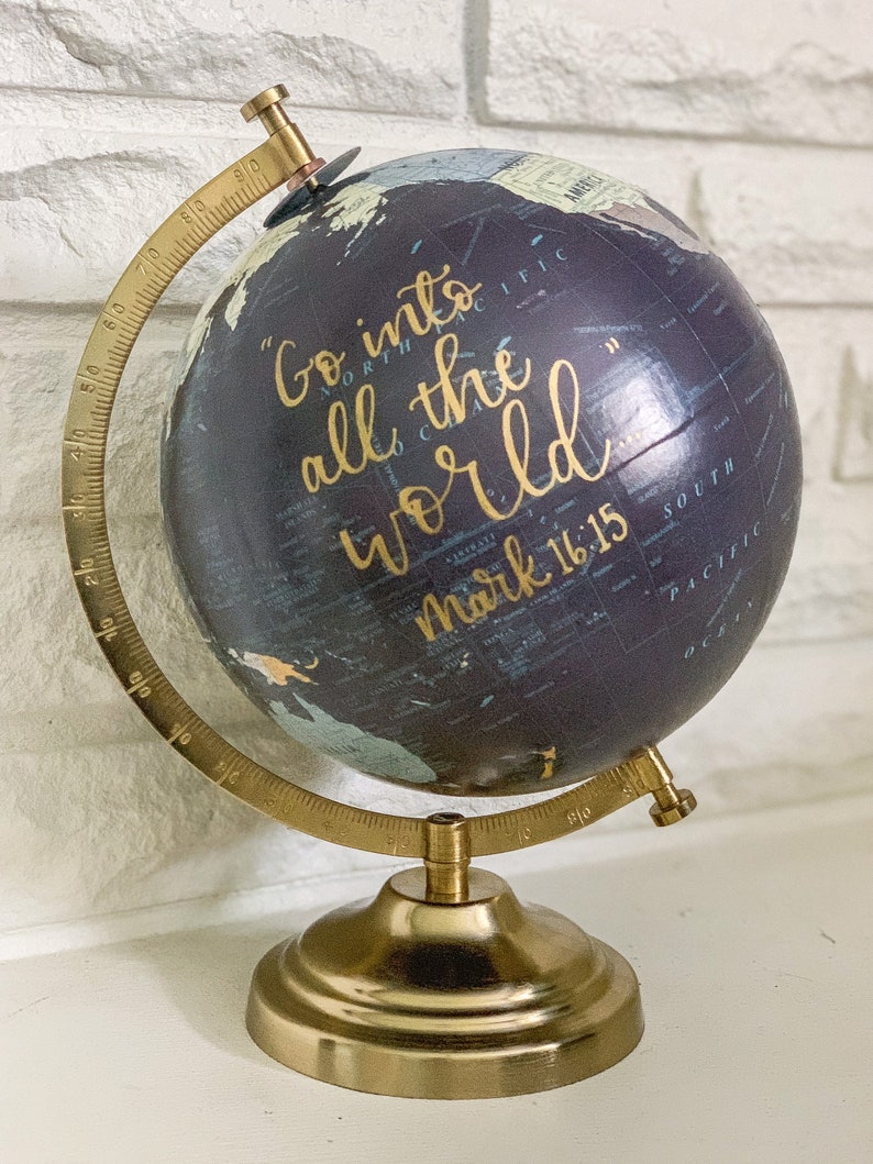 Custom 8 Globe Wedding Globe Guest Book Graduation World Etsy