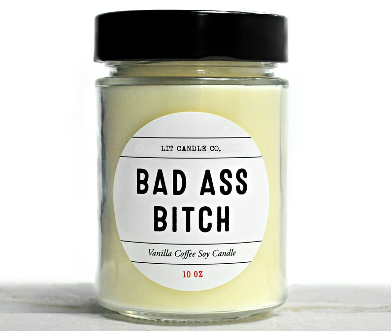 Candles bad Ass Bee Vanilla Latte Scented Soy Etsy Canada