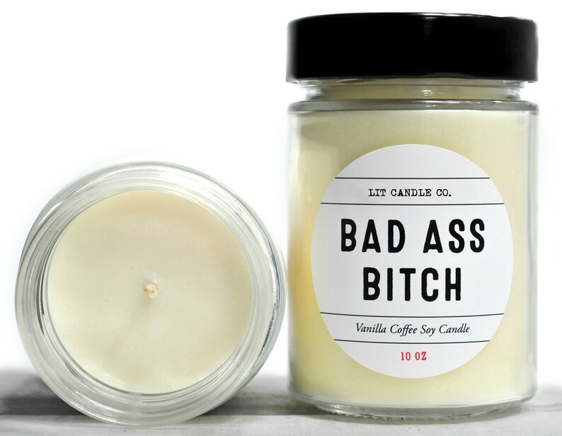 Candles bad Ass Bee Vanilla Latte Scented Soy Etsy Canada