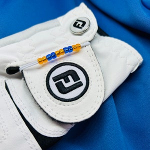KEEP TRACK Golf Glove Stroke Counter - Fits on Glove - Keep Track of All Strokes Easily - Orange & Blue