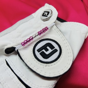 KEEP TRACK Golf Glove Stroke Counter - Keep Track of Strokes Easily - New Color This Spring - Rose Crystal