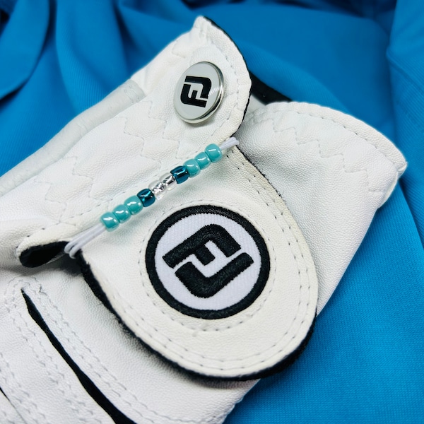 Keep track Golf Glove Stroke Counter - Turquoise & Teal